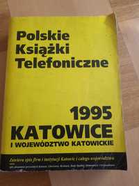 Książka telefoniczna woj katowickiego z roku 1995