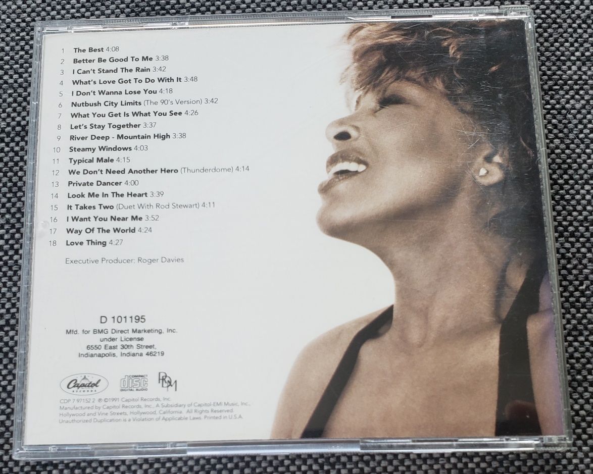 Tina Turner Simply The Best USA CD BMG Music Club