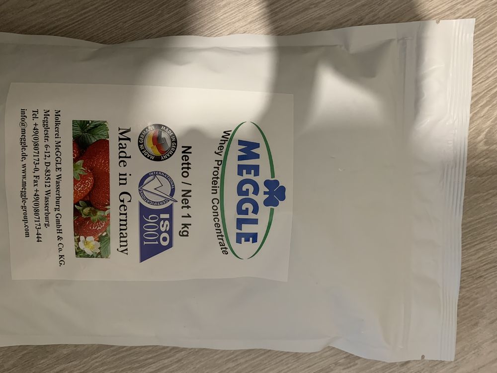 Протеин Meggle 1 кг. Сывороточный протеин 80%,WPC