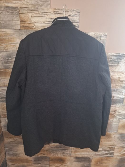 Kurtka zimowa męska z domieszką wełny