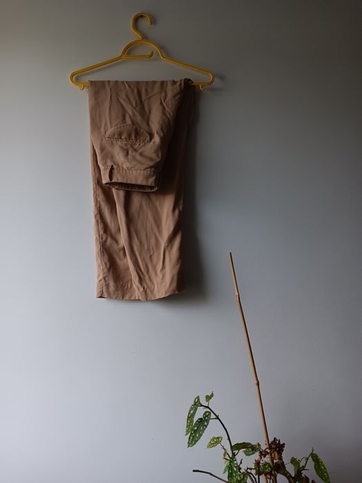 Spodnie chinosy wiskoza Lindex wiosenne