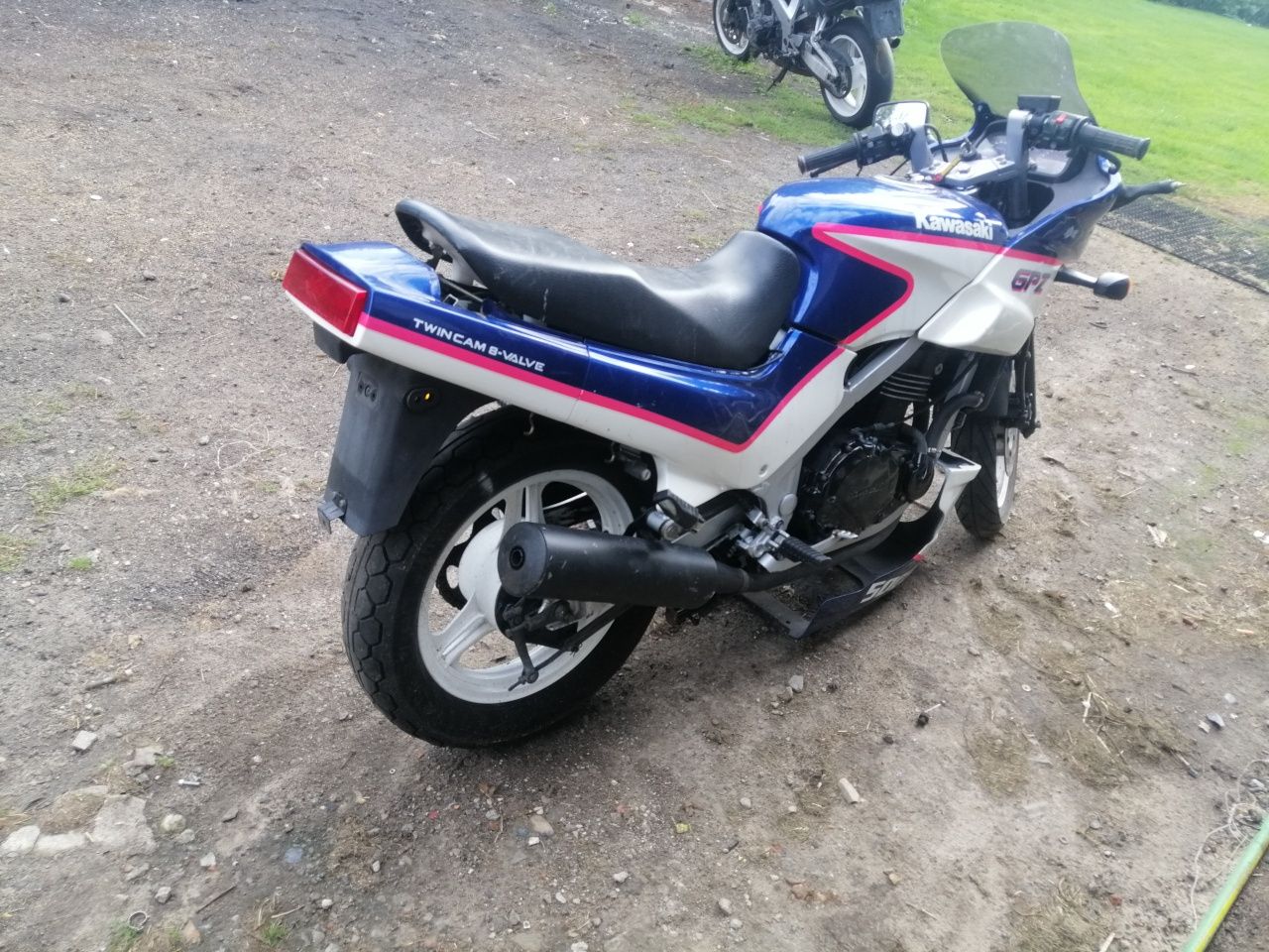 Kawasaki gpz 500 gpz500 części silnik gaźnik moduł lagi chłodnica kolo