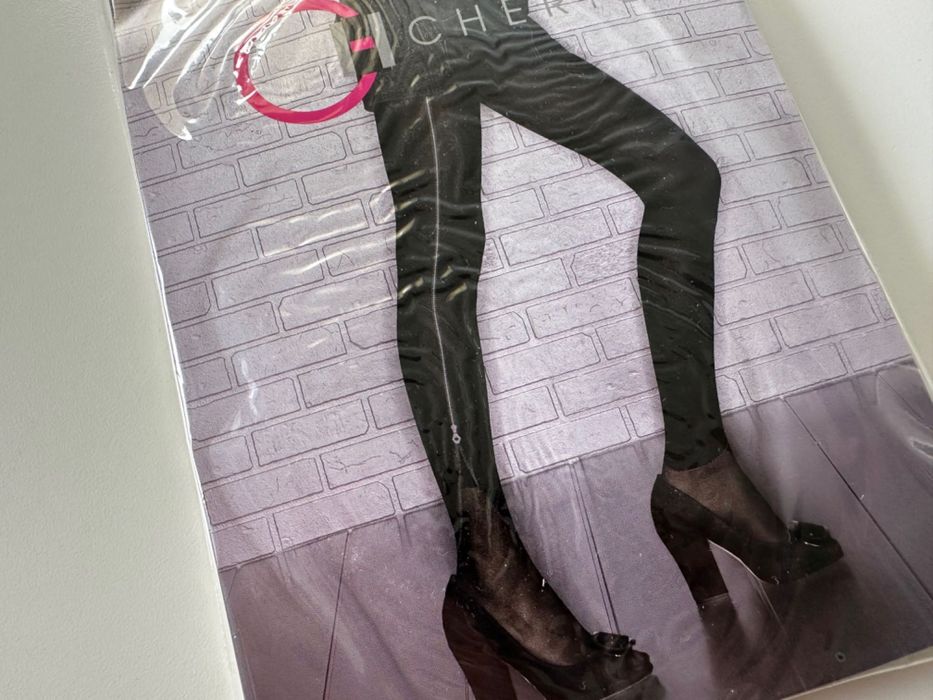 Meia Calça Efeito Fecho Cherie Marie Claire Tam:M Castanho Novo Selado