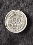 França 50 cêntimos 1947
Aluminium