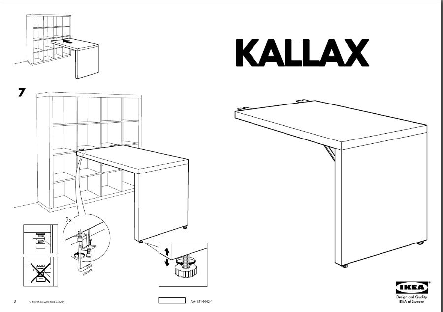 Secretária para Kallax