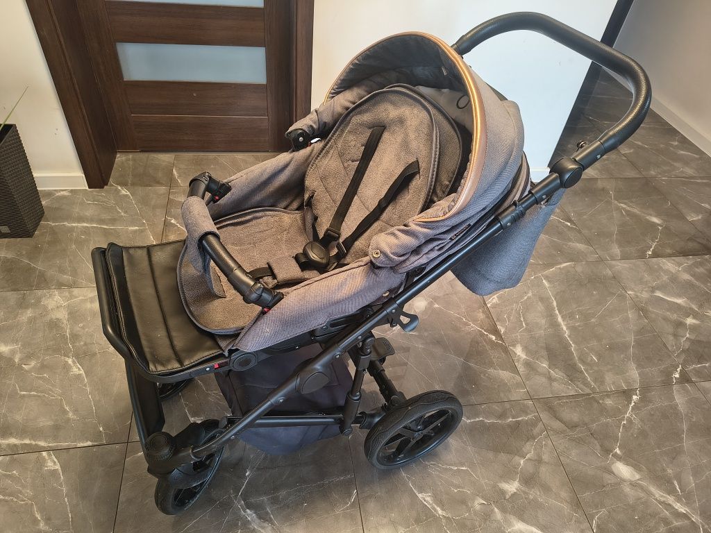 Wózek dziecięcy 2w1 Adamex Rimini+adaptery