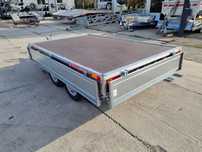 TEMARED TIPPER 2515/2 manualny  przyczepa z KIPREM MANUALNYM 250x150x30 cm 750kg OD RĘKI
