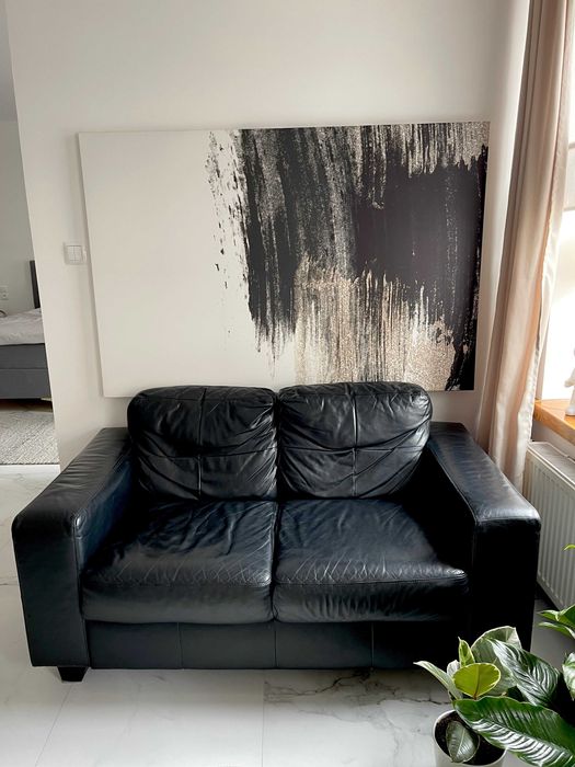 kanapa skórzana dwuosobowa SKOGABY