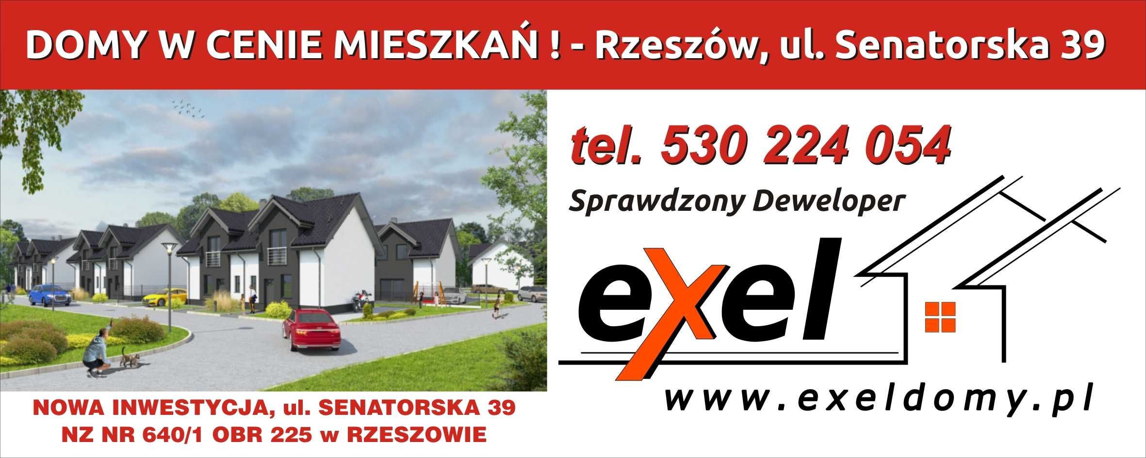 Nowe Domy w Cenie MIESZKAŃ !!! DUŻE OGRODY !!!