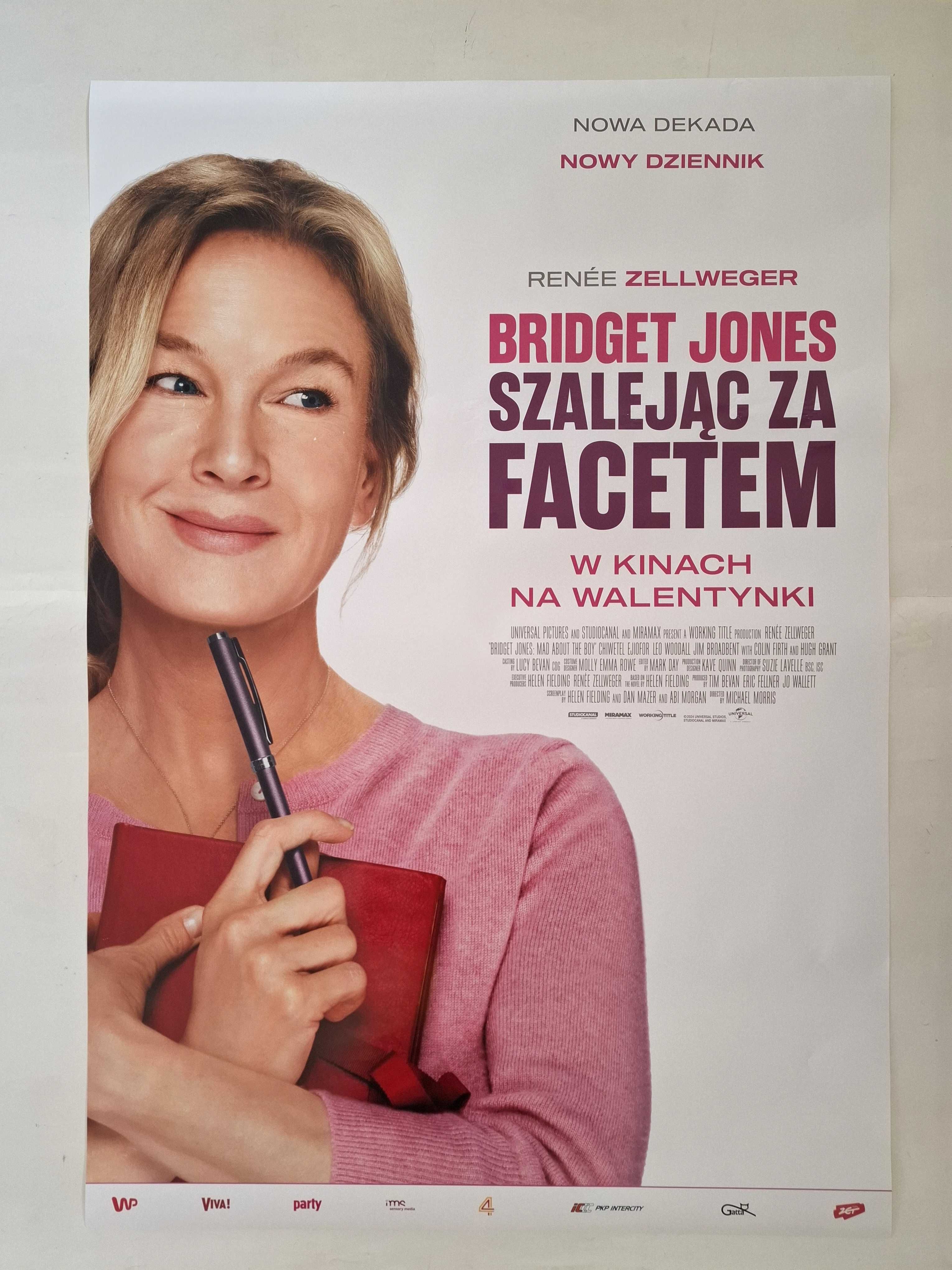 Plakat filmowy oryginalny - Bridget Jones - Szalejąc za facetem