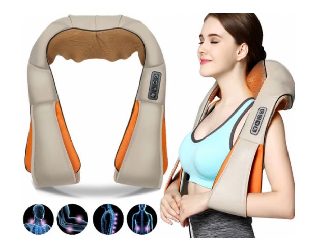 Массажер роликовый для шеи и спины Massager of Neck Kneading