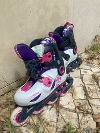 Patins em linha tamanho 28-30