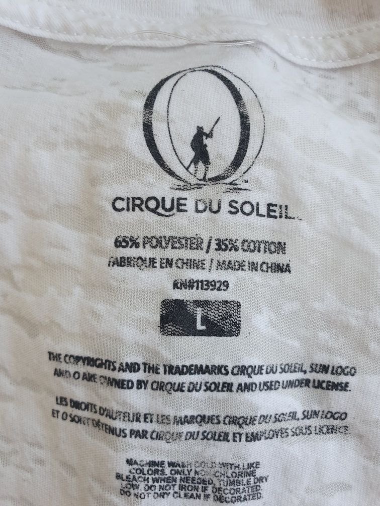 Koszulka dla fanów Cirque du Soleil, r .L