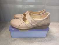 Helios komfort buty damskie 40 jasny beż nude lato