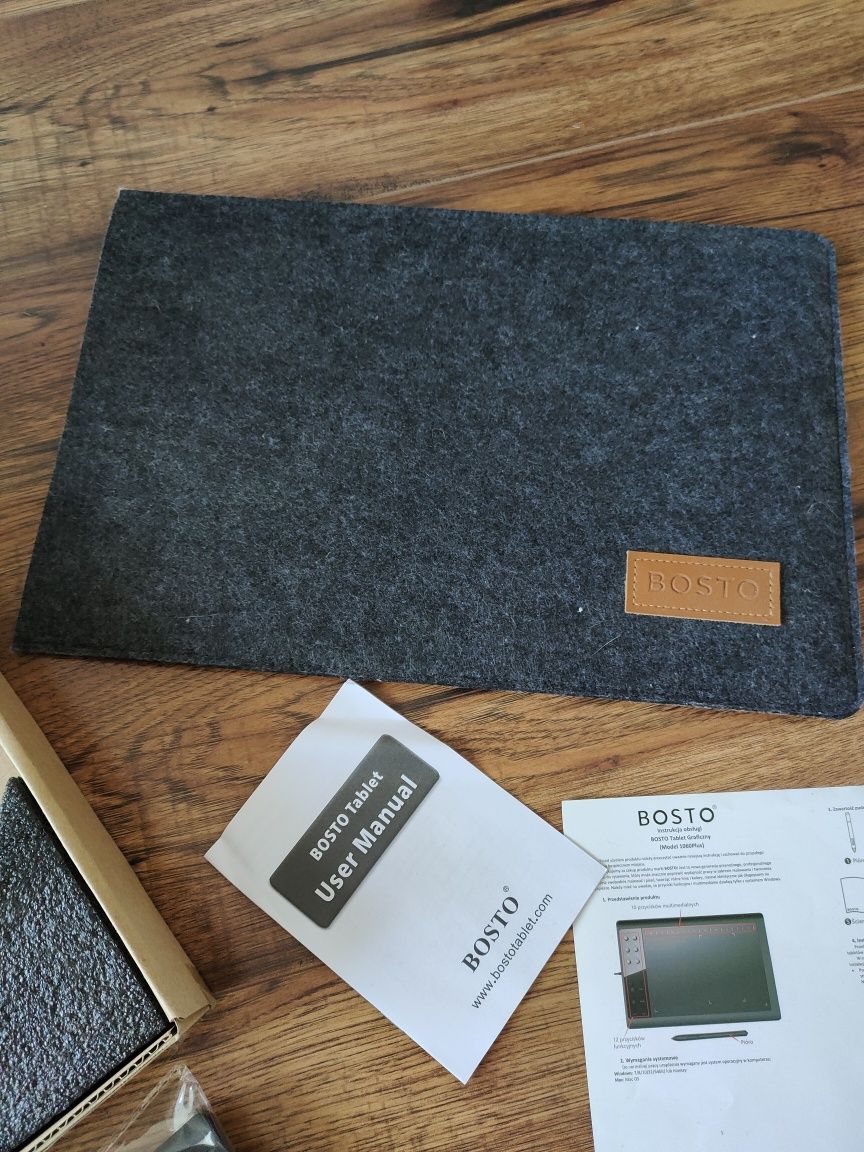 Tablet graficzny Bosto 1060 Plus z rysikiem