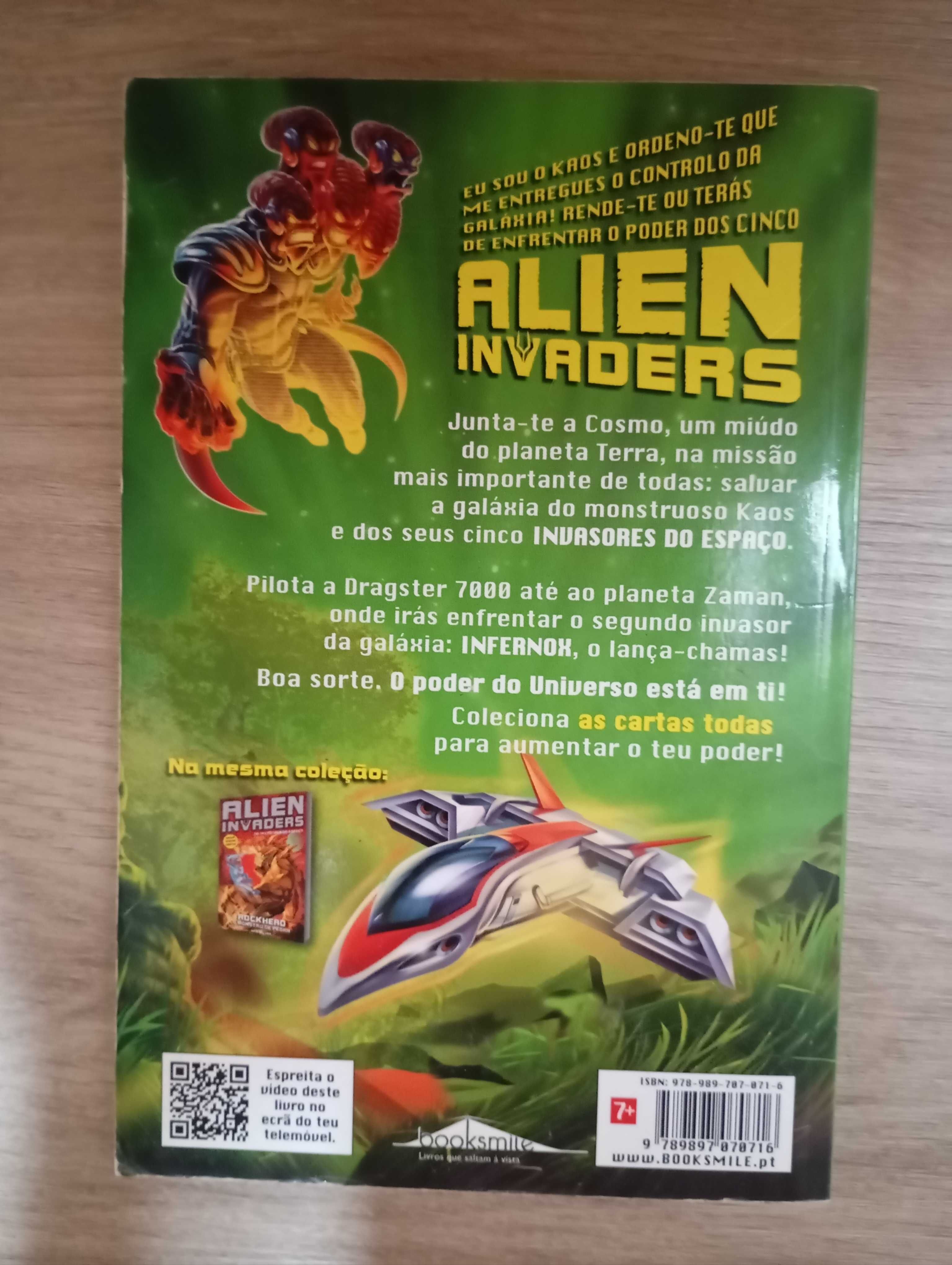 Alien Invaders Nº2, Infernox, O Lança-Chamas - Max Silver