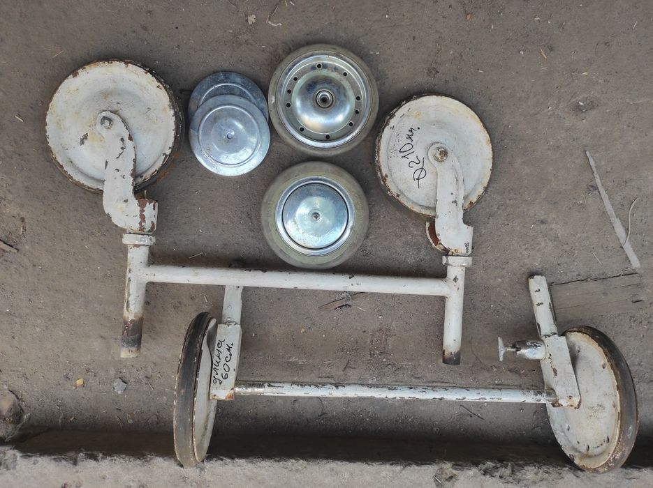 Мощные колеса на тележку
