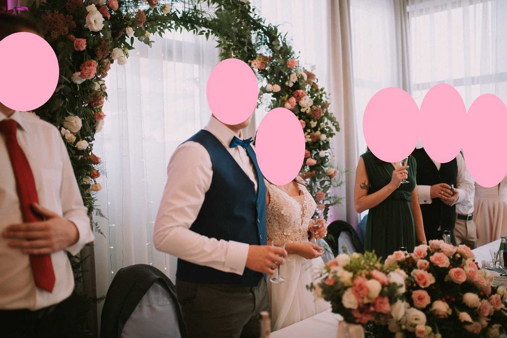 brama dekoracyjna - wesele, komunia