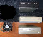 Leitores de CDs, DVDs e Cpu Fan