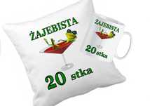 Zestaw Kubek Poduszka Na 20Stkę Prezent