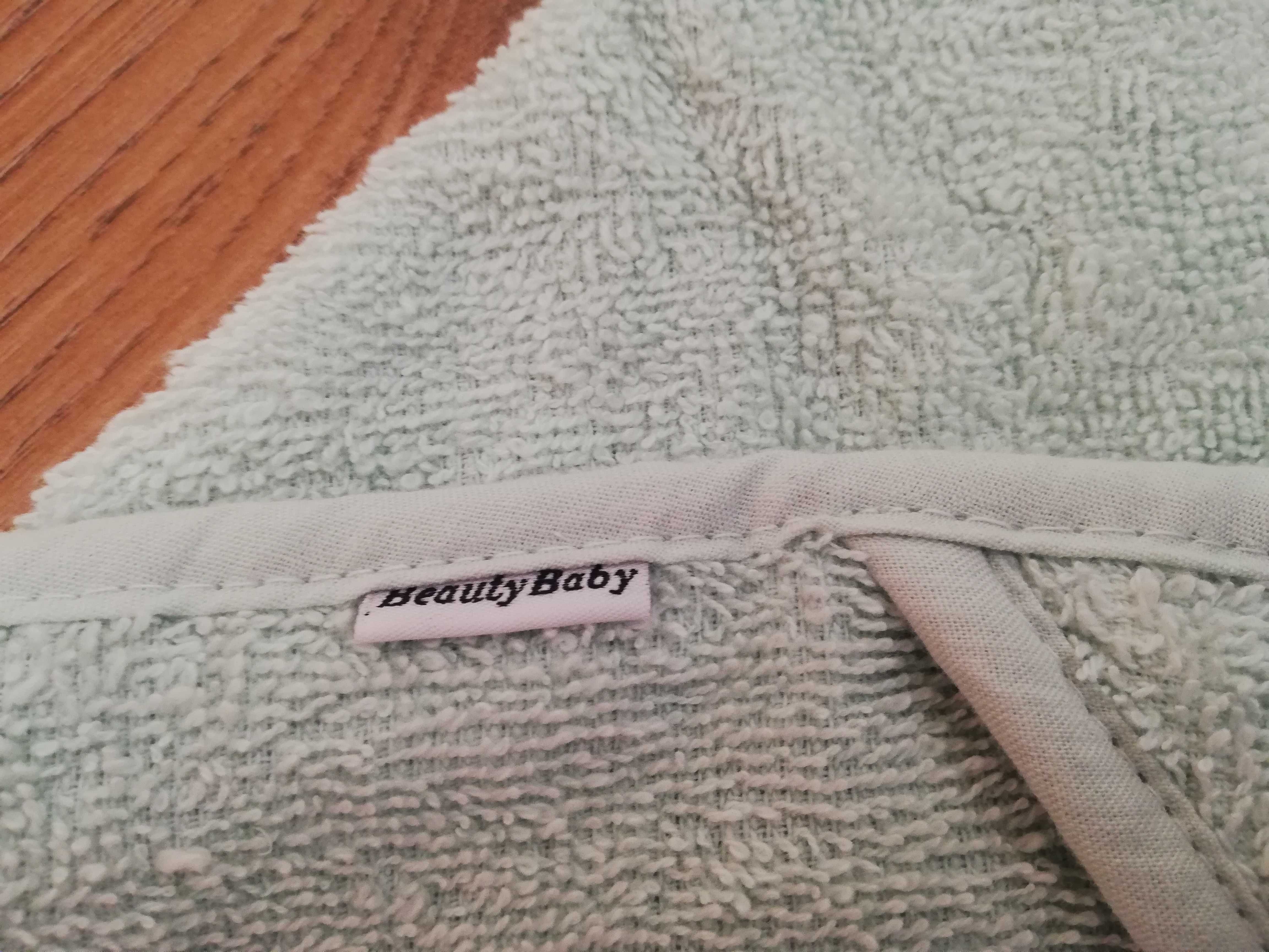 Ręcznik kąpielowy z kapturkiem dla niemowląt