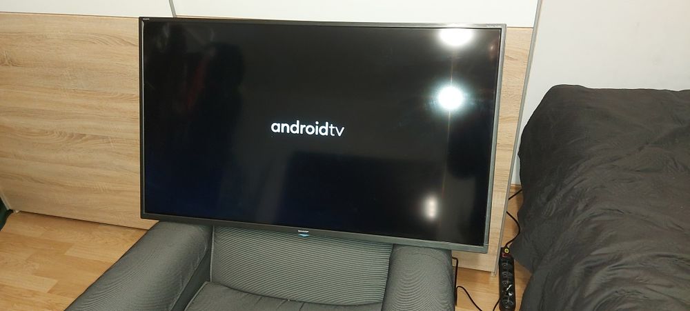 SHARP tv 40 HDR 4K UHD android tv smart harman kardon wi fi bt