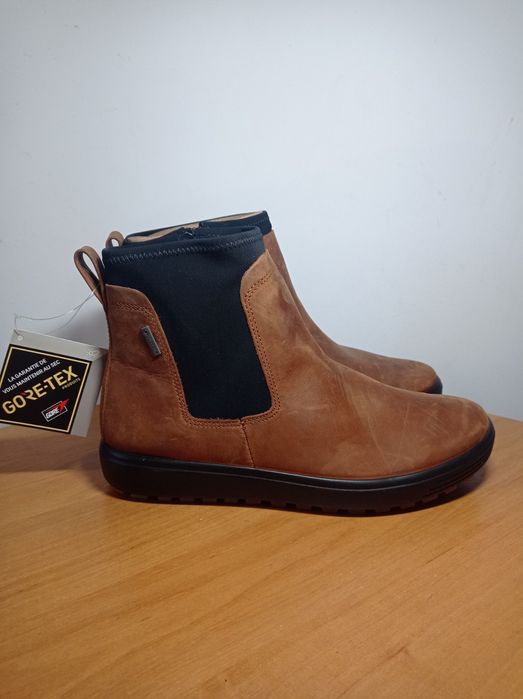 Жіночі шкіряні черевики ECCO Soft 7 Tred Gore-tex 39р. 25см