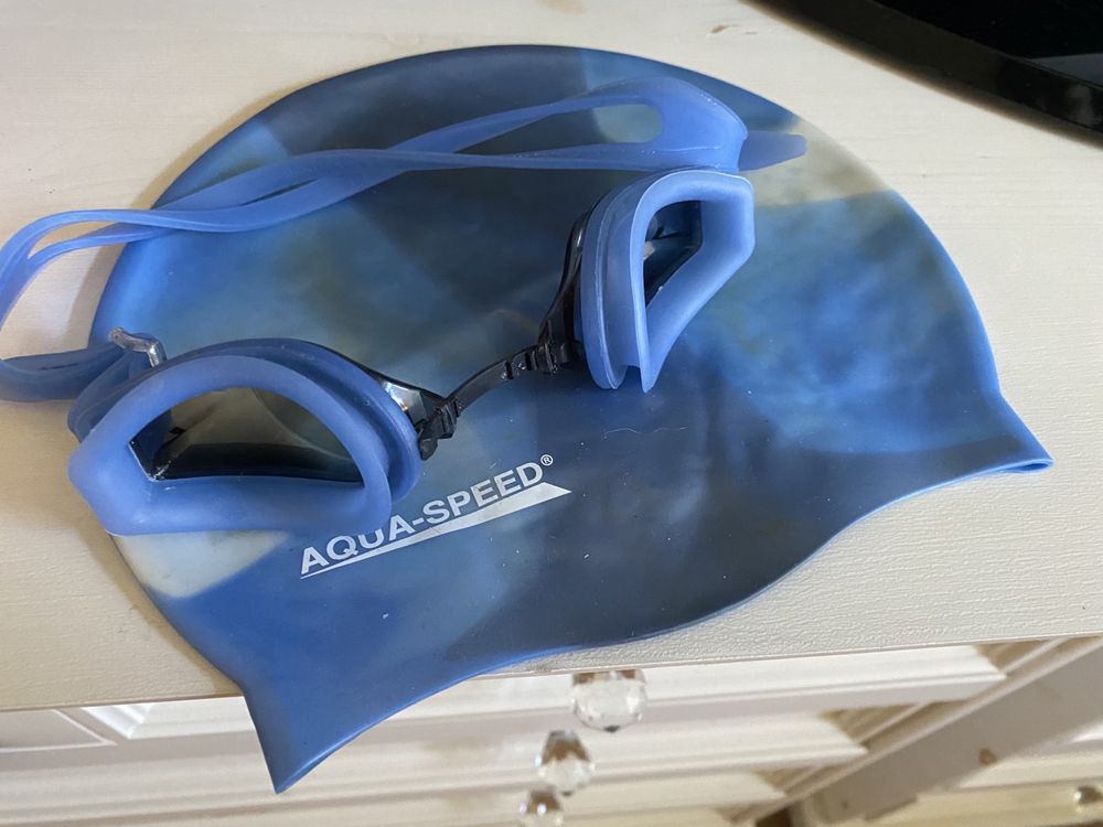 Aquaspeed czepek i okulary do plywania