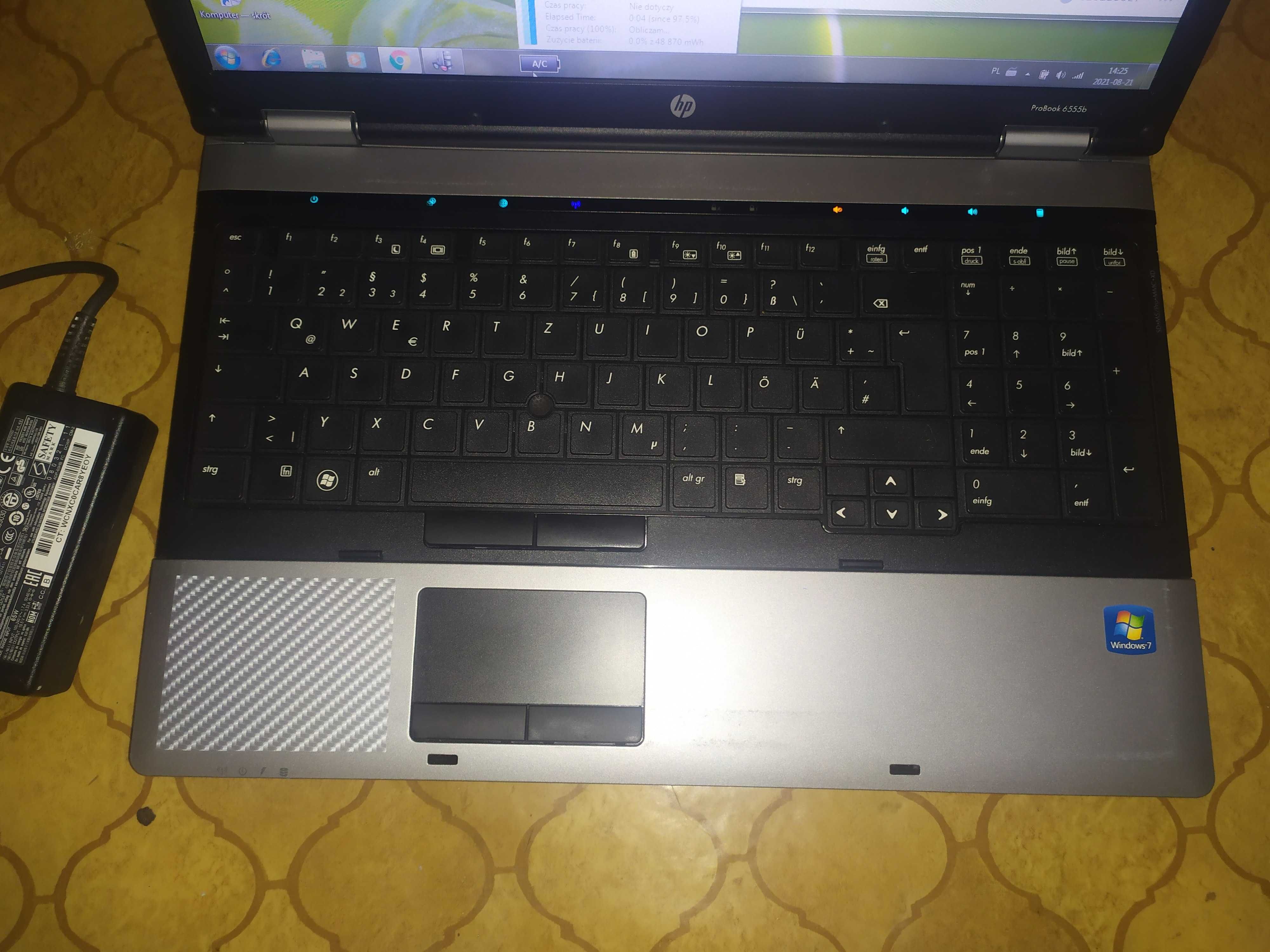 Laptop 15.6 HP ProBook 6555b AMD Duo 2x2,9 ATI Radeon HD Win7 SSD