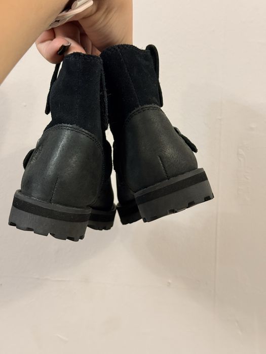 Шкіряні Timberland чоботи демісезонні 22 розмір
