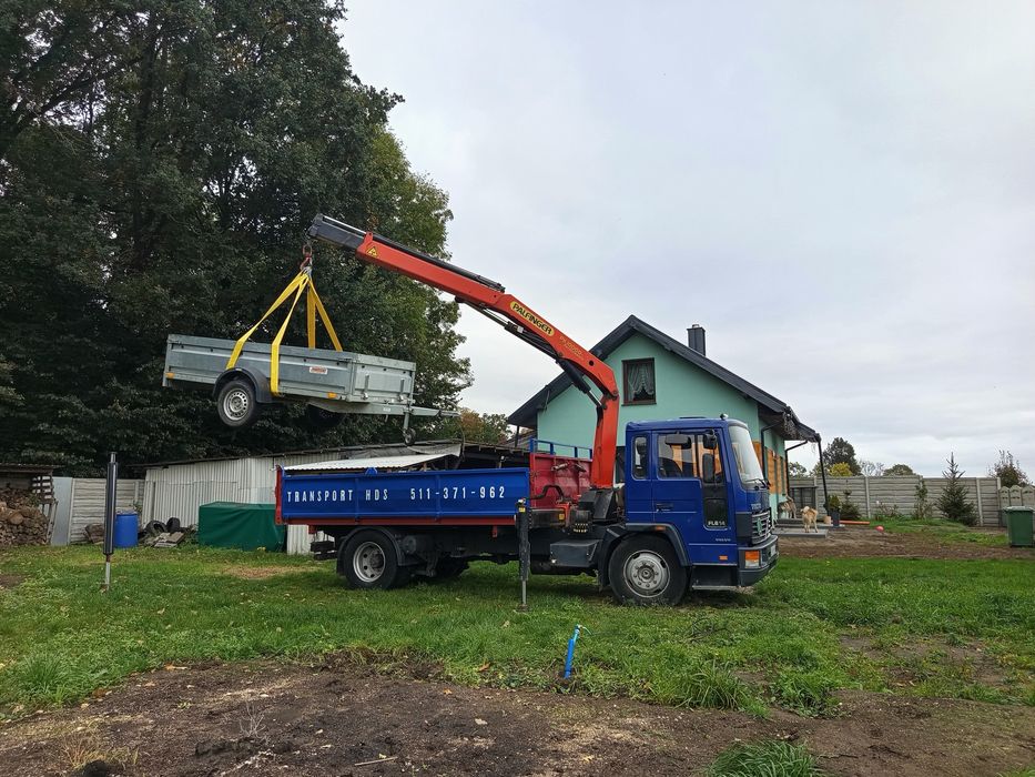 Usługi transportowe HDS i ładowność samochodu 10 T.