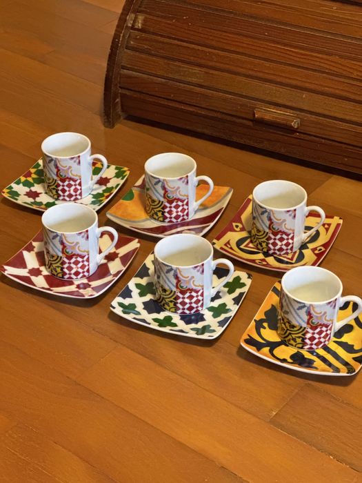 Conjunto chavenas e pires café Gato Preto