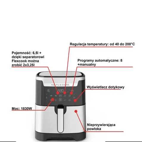 Tefal Easy Fry&Grill xxl 6,5 l, fryjer NOWY