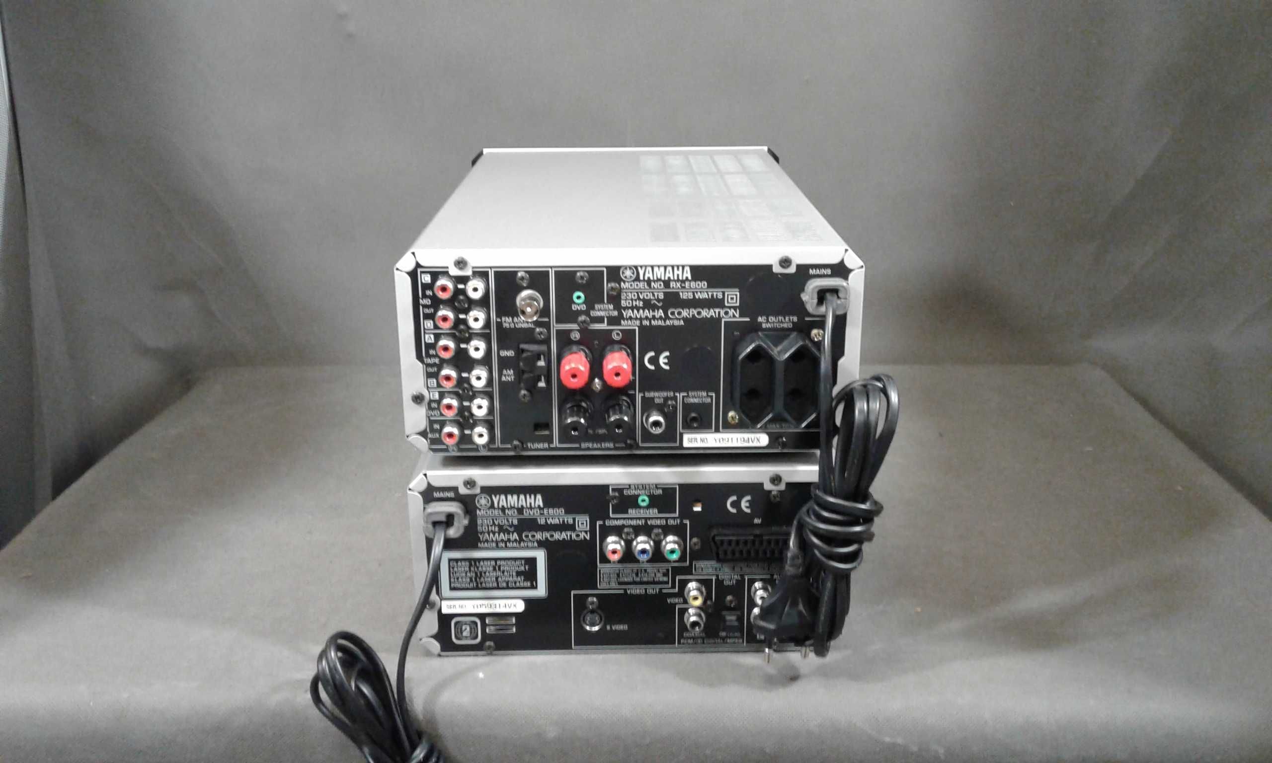 YAMAHA RX-E600 amplituner stereo zestaw