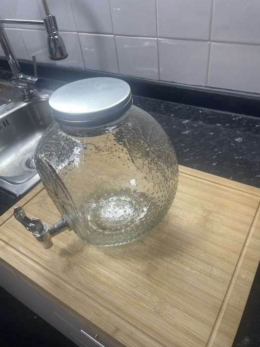 Frasco / Recipiente Vidro 5L p/ liquidos