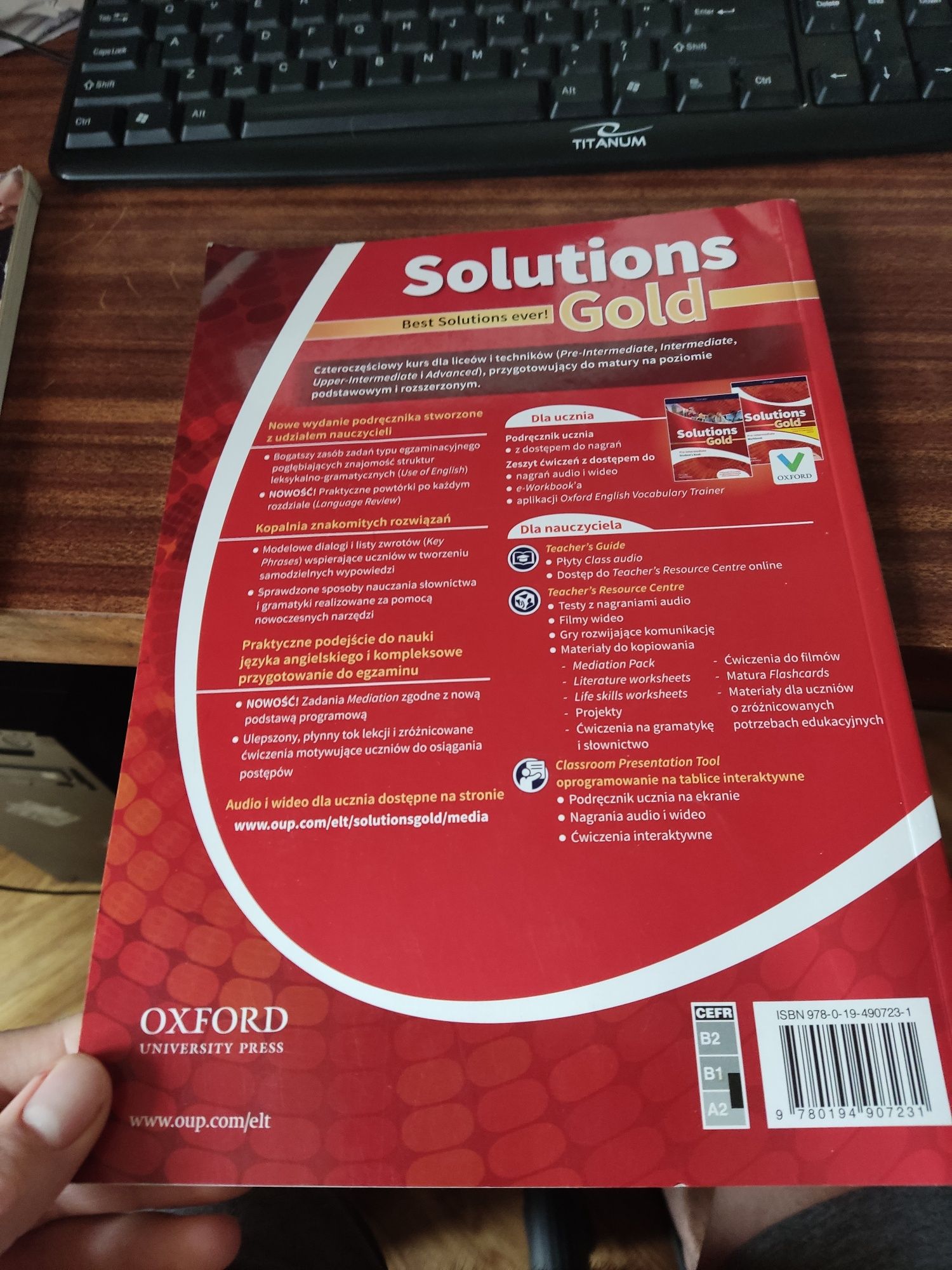 Solutions Gold workbook do języka angielskiego