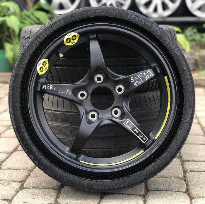 MERCEDES W203 Запасне Колесо трансформер 5x112x15 4.5J ET12  165-15