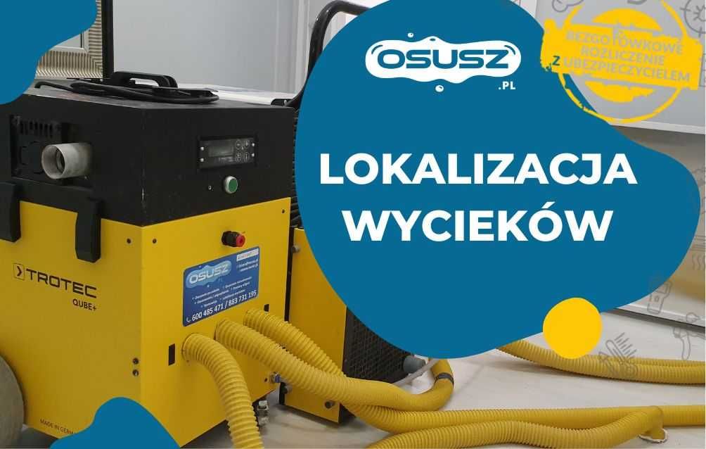 Lokalizacja wycieków wody Warszawa, wykrywanie przecieków OSUSZ.pl