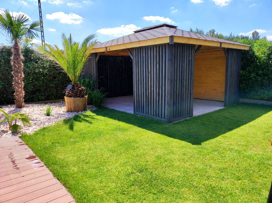 Altana ogrodowa altanka drewniana altanki ogrodowe drewniane 3x3 4x4