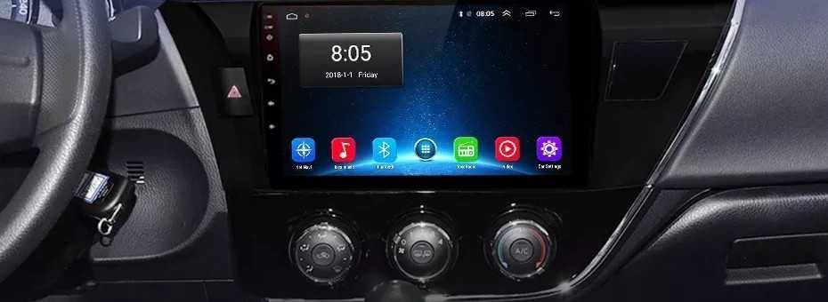 Auto Radio Toyota Corolla Android 2Din Ano 2014 até 2016