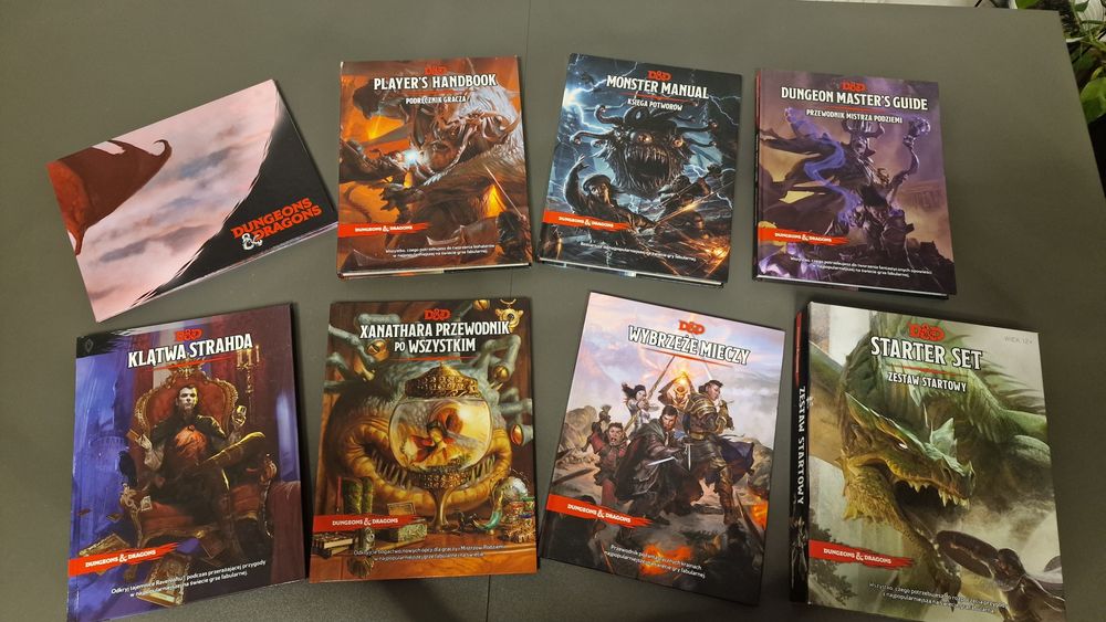 Podręczniki Dungeons and Dragons 2014 PL