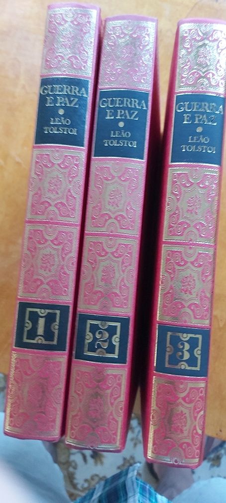 Guerra e Paz Leão Tolstoi 3 volumes