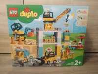 NEGOCJUJ Klocki LEGO Duplo 10933 Żuraw wieżowy i budowa