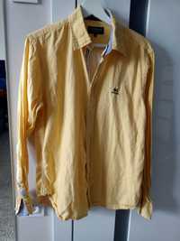 Żółta koszula męska Jean Paul rozmiar M