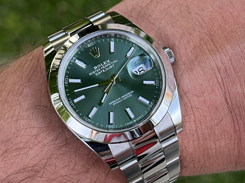 Rolex Datejust 41 Mint Green salon PL