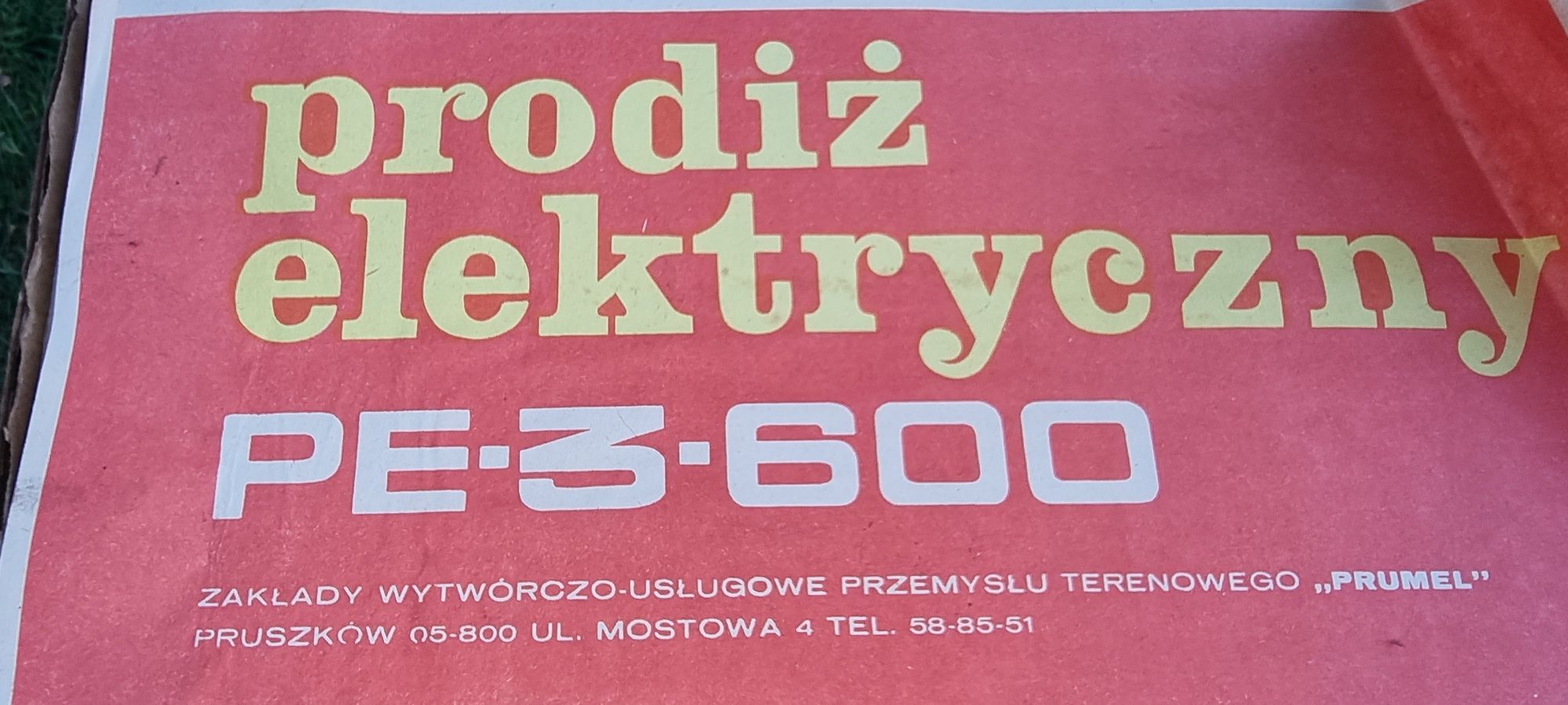 Prodiż elektryczny NOWY Z 1987 R