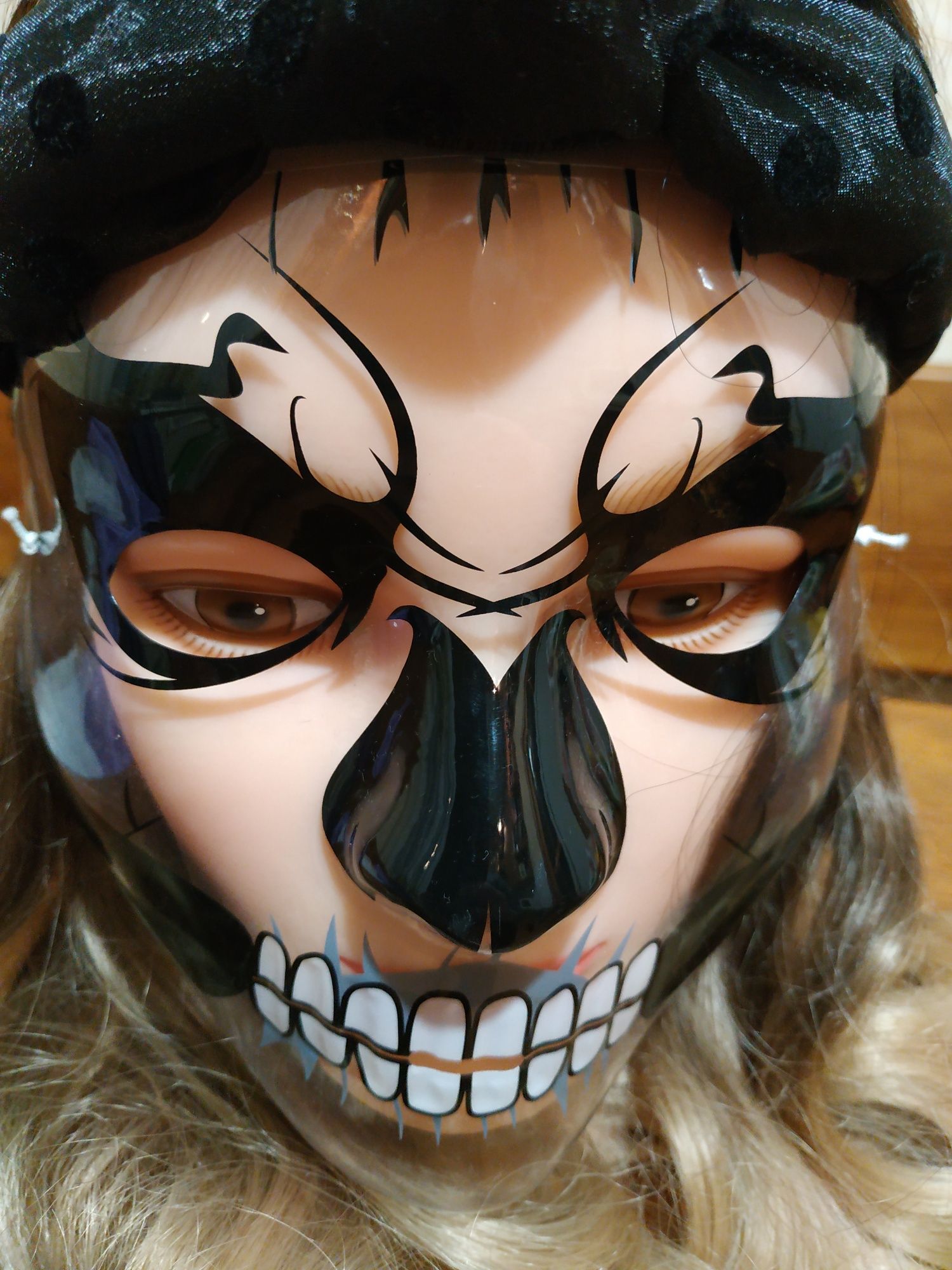 Маска череп, кости «santa muerte» Санта Муэрте