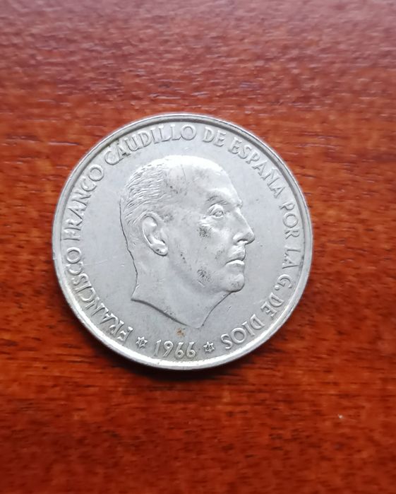 Moeda em prata 1966