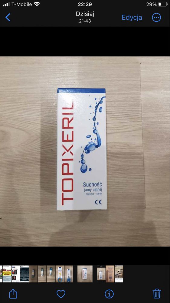 Topixeril  spray - mleczko do jamy ustnej