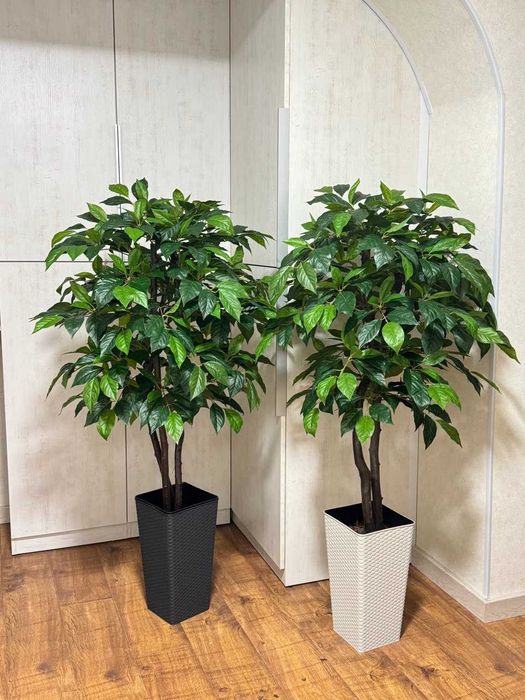 Декоративні штучні дерева вазони рослини